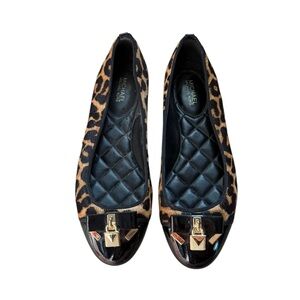 Michael Kors Leopard Print Ballet Flats